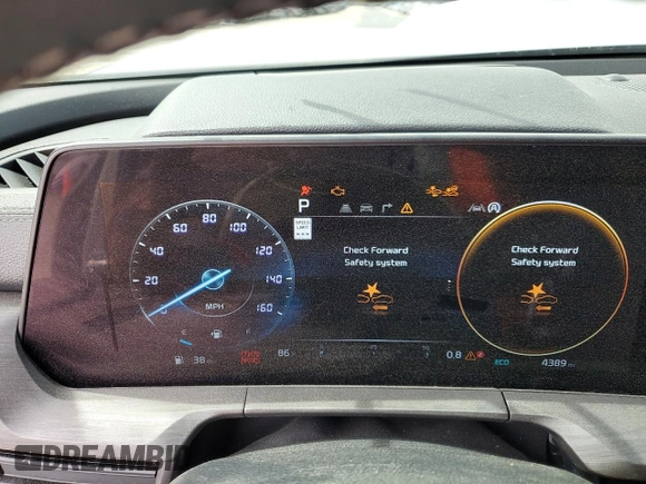 2024 Kia Telluride SX Prestige X-Pro with VIN 5XYP5DGC5RG454937, listed as a Copart auction lot 50768525 with 4,389 mi miles and Salvage title. Bid and sale history available at DreamBid. Image 9.