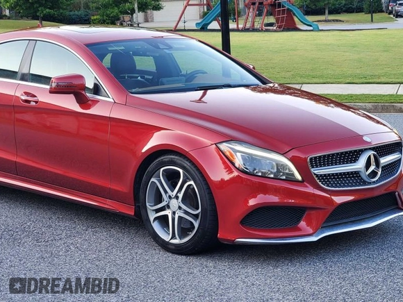 2016 Mercedes-Benz CLS 400 with VIN WDDLJ6FB2GA160705, listed as a Copart auction lot 63490805 with 134,308 mi miles and Clean title. Bid and sale history available at DreamBid. Image 1.
