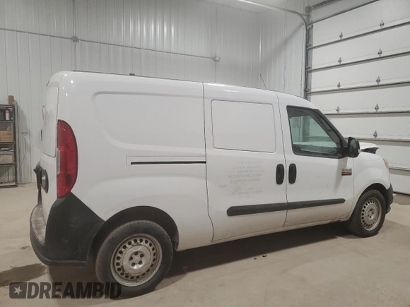 2019 Ram ProMaster City Cargo Tradesman with VIN ZFBHRFAB0K6N45789, listed as a Copart auction lot 47836375 with 152,626 mi miles and Salvage Title. Bid and sale history available at carsss.com. Image 3.