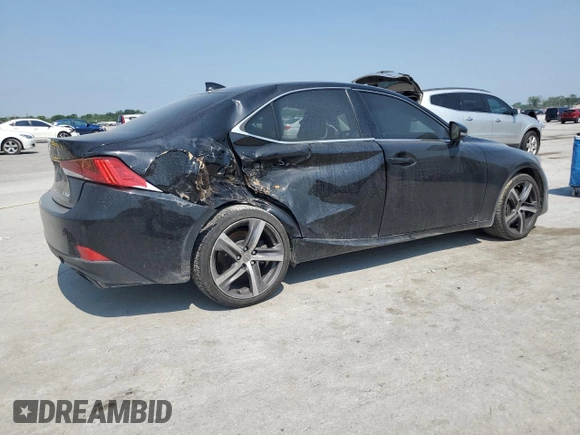 2019 Lexus IS 300 with VIN JTHBA1D2XK5089832, listed as a Copart auction lot 59047405 with 5,533 mi miles and Salvage title. Bid and sale history available at DreamBid. Image 3.