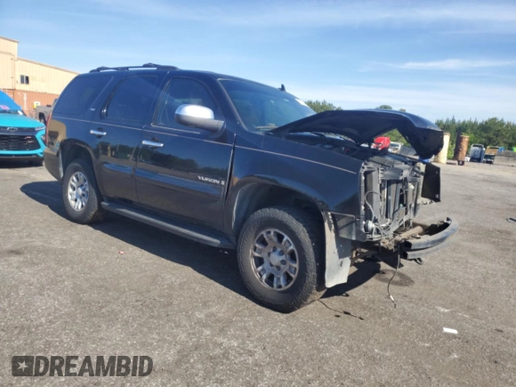 2007 GMC Yukon SLE with VIN 1GKFC13J67R140642, listed as a Copart auction lot 48748465 with 313,684 mi miles and Salvage Title. Bid and sale history available at DreamBid. Image 4.