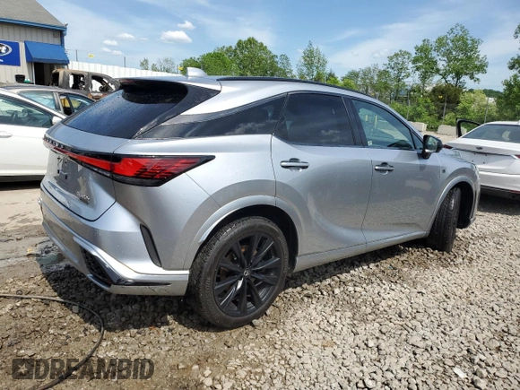 2023 Lexus RX with VIN 2T2BCMEA9PC008943, listed as a Copart auction lot 51419494 with 9,289 mi miles and Salvage Title. Bid and sale history available at carsss.com. Image 3.