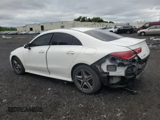 2021 Mercedes-Benz CLA 250 with VIN W1K5J4HB6MN176338, listed as a Copart auction lot 57954255 with 41,503 mi miles and Salvage title. Bid and sale history available at DreamBid. Image 2.