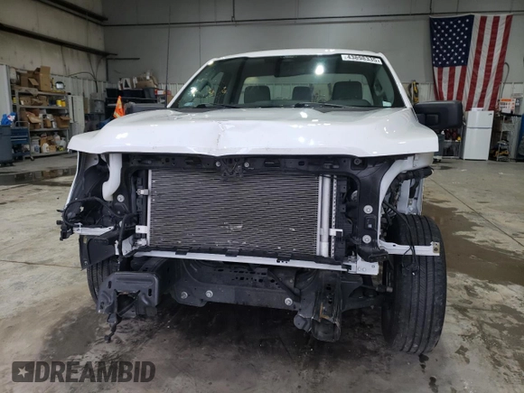 2022 Ford F-150 XL with VIN 1FTMF1CB8NKE67908, listed as a Copart auction lot 43898335 with 36,022 mi miles and Salvage Title. Bid and sale history available at carsss.com. Image 5.