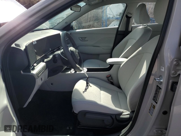 2025 Hyundai Kona SE with VIN KM8HACAB8SU247551, listed as a Copart auction lot 47459665 with 1,867 mi miles and Salvage Title. Bid and sale history available at carsss.com. Image 7.
