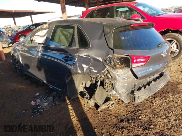 2018 Hyundai Elantra with VIN KMHH35LE1JU041080, listed as a IAAI auction lot 41414342 with 70,578 mi miles and . Bid and sale history available at DreamBid. Image 3.