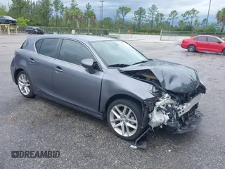 2015 Lexus CT 200h z VIN JTHKD5BH5F2214474, wystawiony jako IAAI lot #42417192 z przebiegiem 104 802 mil mil oraz . Historia ofert i sprzedaży dostępna na DreamBid. Obrazek 1.