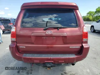 2006 Toyota 4Runner Limited with VIN JTEBT17R768029799, listed as a Copart auction lot 54390885 with 253,460 mi miles and Clean Title. Bid and sale history available at DreamBid. Image 6.