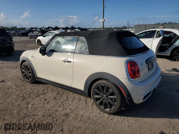 2018 MINI Convertible Cooper S with VIN WMWWG9C54J3E38540, listed as a Copart auction lot 85051124 with 33,589 mi miles and Salvage Title. Bid and sale history available at carsss.com. Image 2.
