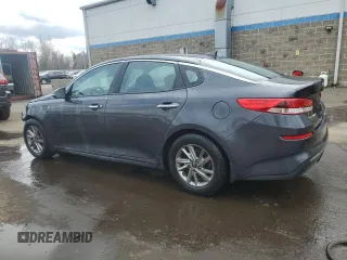 2019 Kia Optima LX with VIN 5XXGT4L34KG305263, listed as a Copart auction lot 52525685 with 87,438 mi miles and Salvage Title. Bid and sale history available at carsss.com. Image 2.