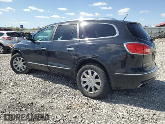 2017 Buick Enclave Leather with VIN 5GAKVBKD4HJ315218, listed as a Copart auction lot 53353915 with 132,781 mi miles and Salvage Title. Bid and sale history available at DreamBid. Image 2.