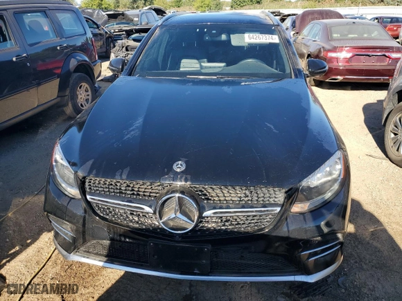 2018 Mercedes-Benz GLC with VIN WDC0G6EB4JV024857, listed as a Copart auction lot 64267374 with 62,815 mi miles and Salvage Title. Bid and sale history available at carsss.com. Image 5.