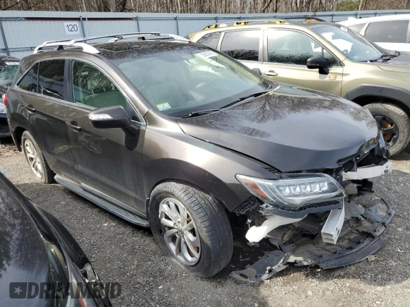 2016 Acura RDX Tech Pkg with VIN 5J8TB4H55GL001492, listed as a Copart auction lot 53953365 with 103,813 mi miles and Clean Title. Bid and sale history available at carsss.com. Image 4.