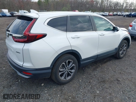 2020 Honda CR-V EX-L with VIN 2HKRW2H86LH635386, listed as a IAAI auction lot 42020216 with 46,291 mi miles and . Bid and sale history available at DreamBid. Image 4.