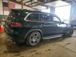 2021 Mercedes-Benz GLS 450 with VIN 4JGFF5KE6MA419030, listed as a Copart auction lot 59041075 with 39,780 mi miles and Salvage title. Bid and sale history available at DreamBid. Image 3.