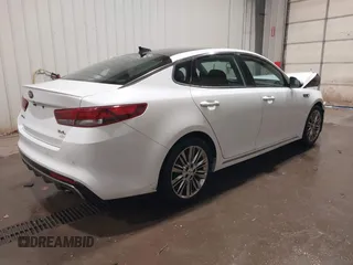 2016 Kia Optima SXL Turbo with VIN 5XXGV4L21GG073147, listed as a IAAI auction lot 41504517 with 130,467 mi miles. Bid and sale history available at carsss.com. Image 4.