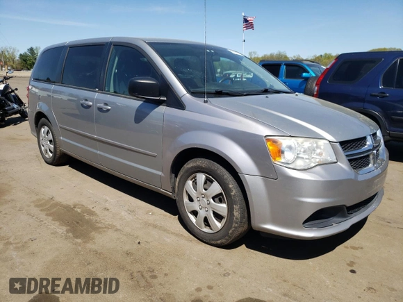 2014 Dodge Grand Caravan American Value with VIN 2C4RDGBG5ER248322, listed as a Copart auction lot 55160615 with Not Provided miles and Clean Title. Bid and sale history available at DreamBid. Image 4.