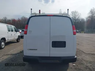 2017 Chevrolet Express Cargo Van with VIN 1GCWGAFF7H1120858, listed as a IAAI auction lot 42124363 with 163,848 mi miles. Bid and sale history available at carsss.com. Image 16.