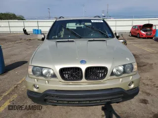 2003 BMW X5 3.0i with VIN 5UXFA53533LV83760, listed as a Copart auction lot 54744234 with 0 mi miles and Salvage Title. Bid and sale history available at carsss.com. Image 5.