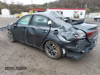 2023 Kia Forte LXS with VIN 3KPF24AD9PE691284, listed as a IAAI auction lot 41951731 with 16,800 mi miles. Bid and sale history available at carsss.com. Image 3.