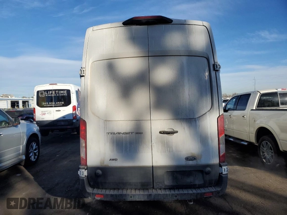 2024 Ford Transit Cargo with VIN 1FTBW3U86RKB32433, listed as a Copart auction lot 85781534 with 15,889 mi miles and Salvage Title. Bid and sale history available at DreamBid. Image 6.