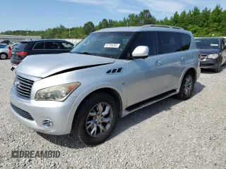 2014 Infiniti QX80 z VIN JN8AZ2NE4E9067766, wystawiony jako Copart lot #57785265 z przebiegiem 194 523 mil mil oraz Szkoda całkowita • Salvage title. Historia ofert i sprzedaży dostępna na DreamBid. Obrazek 1.
