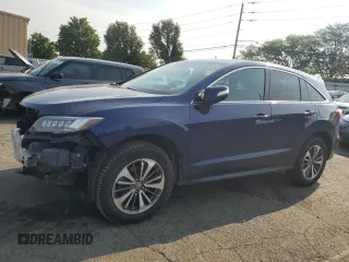 2017 Acura RDX Advance z VIN 5J8TB4H71HL001735, wystawiony jako Copart lot #60627945 z przebiegiem 145 554 mil mil oraz Szkoda całkowita • Salvage title. Historia ofert i sprzedaży dostępna na DreamBid. Obrazek 1.