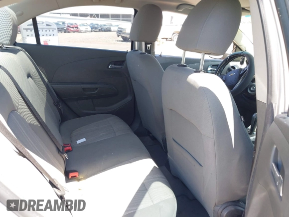 2012 Chevrolet Sonic LT with VIN 1G1JC5SH1C4178839, listed as a IAAI auction lot 42142454 with 143,140 mi miles and . Bid and sale history available at DreamBid. Image 8.