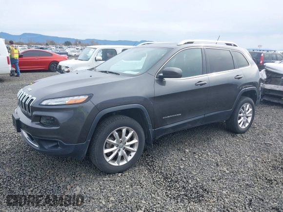 2015 Jeep Cherokee Limited with VIN 1C4PJMDS5FW550282, listed as a IAAI auction lot 41796297 with 96,374 mi miles and . Bid and sale history available at DreamBid. Image 21.