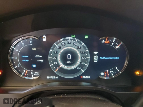 2016 Cadillac Escalade ESV Premium Collection with VIN 1GYS4JKJ9GR477678, listed as a Copart auction lot 52886535 with 161,722 mi miles and Salvage title. Bid and sale history available at DreamBid. Image 9.