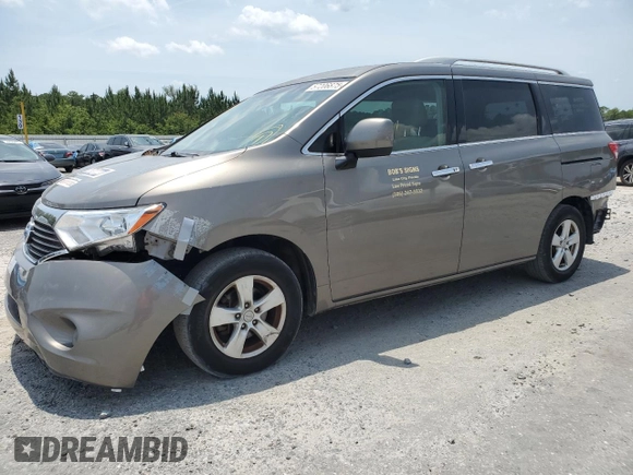 2017 Nissan Quest SV z VIN JN8AE2KP0H9165716, wystawiony jako Copart lot #57206875 z przebiegiem 103 551 mil mil oraz Szkoda całkowita • Salvage title. Historia ofert i sprzedaży dostępna na DreamBid. Obrazek 1.