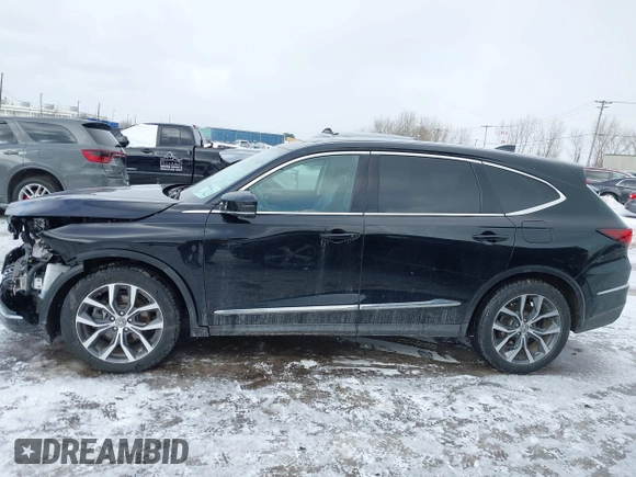 2022 Acura MDX Technology with VIN 5J8YE1H44NL005730, listed as a IAAI auction lot 41502217 with 21,919 mi miles and . Bid and sale history available at DreamBid. Image 14.