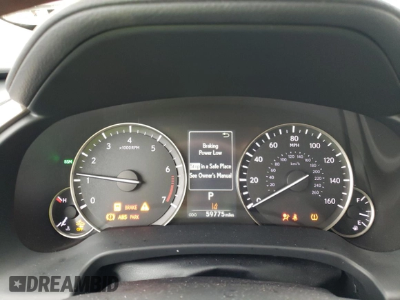 2020 Lexus RX 350L with VIN JTJHZKEA6L2014576, listed as a Copart auction lot 82706154 with 59,775 mi miles and Salvage title. Bid and sale history available at DreamBid. Image 9.