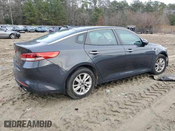 2017 Kia Optima LX with VIN KNAGT4L37H5149438, listed as a Copart auction lot 84454954 with 130,286 mi miles and Salvage Title. Bid and sale history available at carsss.com. Image 3.