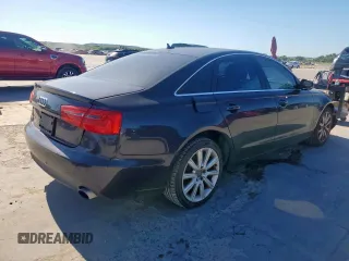 2013 Audi A6 Premium Plus with VIN WAUDFAFC5DN063589, listed as a Copart auction lot 66047015 with 108,569 mi miles and Clean title. Bid and sale history available at DreamBid. Image 3.