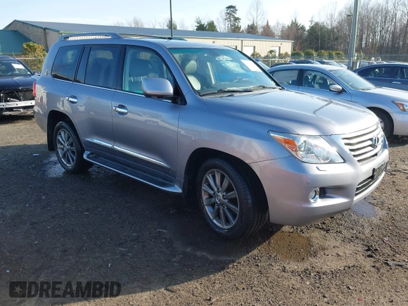 2009 Lexus LX 570 with VIN JTJHY00W894019219, listed as a IAAI auction lot 41744811 with Not Provided miles and . Bid and sale history available at carsss.com. Image 1.