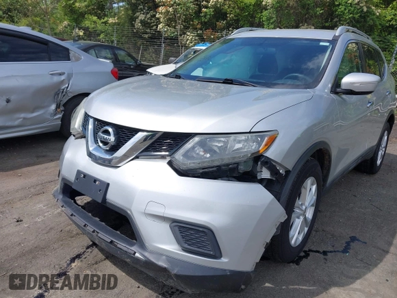 2014 Nissan Rogue SV with VIN 5N1AT2MTXEC838341, listed as a IAAI auction lot 42041538 with 177,311 mi miles and . Bid and sale history available at DreamBid. Image 6.