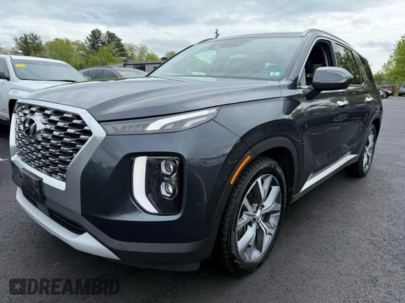 2020 Hyundai Palisade SEL z VIN KM8R4DHE6LU061204, wystawiony jako Copart lot #57970425 z przebiegiem 152 321 mil mil oraz Czysty tytuł • Clean title. Historia ofert i sprzedaży dostępna na DreamBid. Obrazek 2.