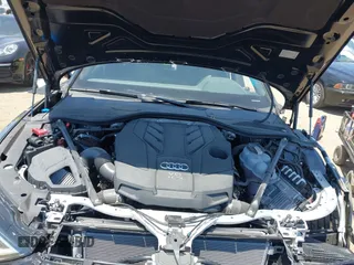 2024 Audi A8 with VIN WAULDAF89RN003075, listed as a IAAI auction lot 42502959 with 4,409 mi miles and . Bid and sale history available at DreamBid. Image 10.