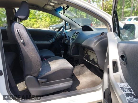 2010 Toyota Yaris with VIN JTDJT4K37A5287223, listed as a IAAI auction lot 42150919 with 196,064 mi miles. Bid and sale history available at carsss.com. Image 5.