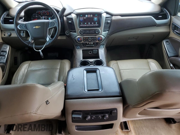 2015 Chevrolet Tahoe LT with VIN 1GNSCBKC8FR181394, listed as a Copart auction lot 53846435 with 191,875 mi miles and Salvage title. Bid and sale history available at DreamBid. Image 8.