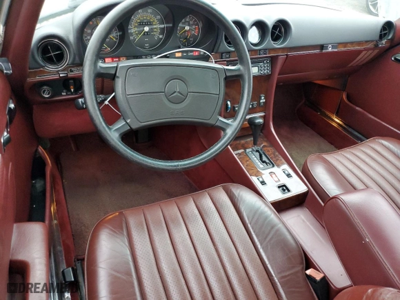 1987 Mercedes-Benz 560 Series 560SL with VIN WDBBA48D6HA070949, listed as a Copart auction lot 75353644 with NaN miles and Clean Title. Bid and sale history available at carsss.com. Image 8.