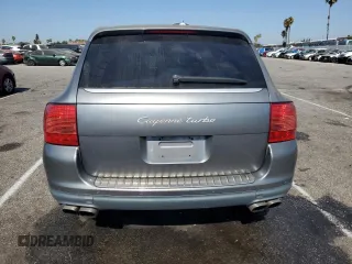 2005 Porsche Cayenne Turbo with VIN WP1AC29P65LA91187, listed as a Copart auction lot 65861054 with 186,084 mi miles and Salvage Title. Bid and sale history available at carsss.com. Image 6.