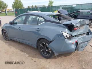 2024 Nissan Sentra SV with VIN 3N1AB8CV1RY258697, listed as a IAAI auction lot 42341520 with 17,697 mi miles and . Bid and sale history available at DreamBid. Image 3.