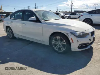 2016 BMW 3 Series 328i with VIN WBA8E9C55GK644654, listed as a Copart auction lot 48435345 with 185,277 mi miles and Salvage Title. Bid and sale history available at DreamBid. Image 4.