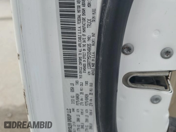 2015 Ram 1500 Big Horn with VIN 1C6RR7TM5FS548035, listed as a Copart auction lot 51992225 with 144,758 mi miles and Salvage title. Bid and sale history available at DreamBid. Image 12.