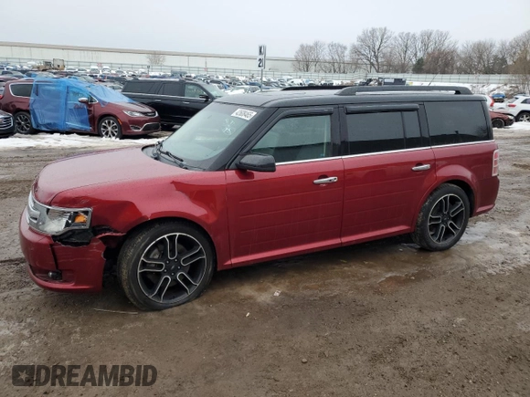 2015 Ford Flex SEL with VIN 2FMHK6C82FBA08735, listed as a Copart auction lot 42608465 with 85,870 mi miles and Clean Title. Bid and sale history available at carsss.com. Image 1.