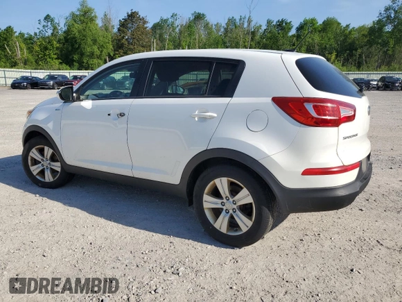 2012 Kia Sportage LX with VIN KNDPBCA21C7233424, listed as a Copart auction lot 61829465 with 129,526 mi miles and Salvage title. Bid and sale history available at DreamBid. Image 2.