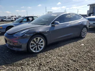 2018 Tesla Model 3 Long Range Battery with VIN 5YJ3E1EBXJF103797, listed as a Copart auction lot 47920715 with Not Provided miles and Salvage Title. Bid and sale history available at DreamBid. Image 1.