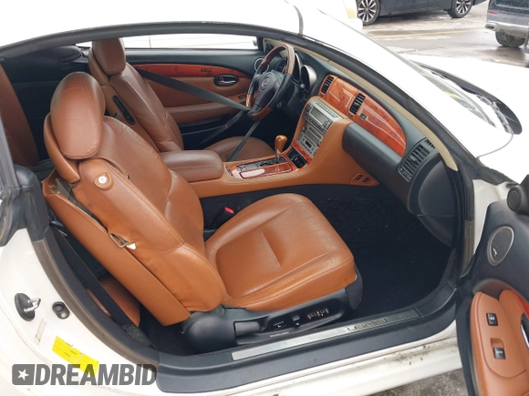 2003 Lexus SC 430 with VIN JTHFN48Y630048490, listed as a IAAI auction lot 41392967 with 163,807 mi miles and . Bid and sale history available at DreamBid. Image 5.